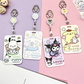 Ins Telescópico Lanyard Pochacco Cartoon Cute Empregado Porta-Cartões De Identificação Com Alça De Pescoço em Oferta na Shopee