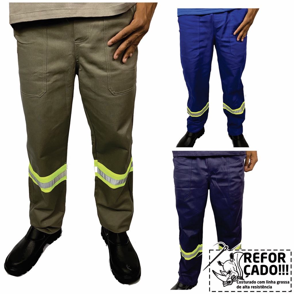 Calça para trabalho pesado,OFICINAS, PEDREIRO,SERVENTE,ROÇA