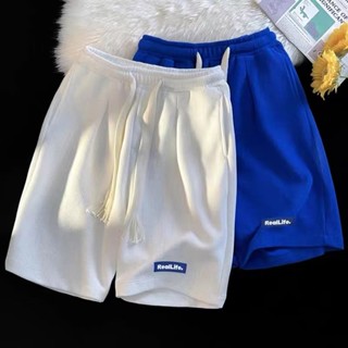 M-5XL Coréia Do Sul Novos Calções De Verão Masculinos Tendência De Desgaste Casuais Confortáveis Esportivos De Moda Coreana Branco Preto Azul