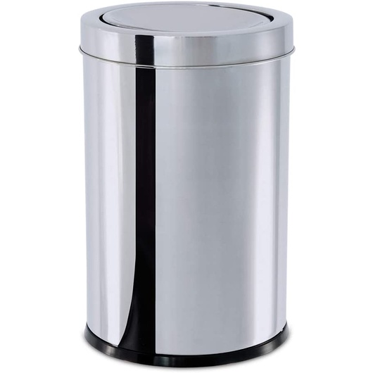 Detalhes do Lixeira Com Tampa Basculante Brinox Decorline 21,2 Litros Aço Inox