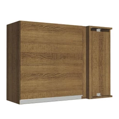 Armário de Cozinha Aéreo de Canto 1 Porta Rustic Glamy Madesa