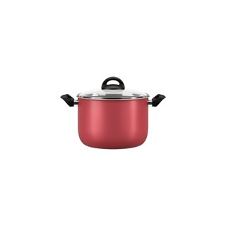 Caldeirão Com Tampa Brinox Chilli 7 Litros Ø 24 cm Cereja