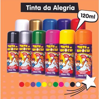 Spray Para Colorir Cabelo Tinta Da Alegria 120ml (VARIAS CORES)