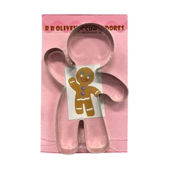 Cortador Natalino - Biscoito de Gengibre - 16cm - Ref 501 - 1 UN - RR Cortadores - Rizzo