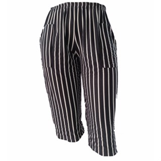 Calça Capri Plus Size Listrada Tamanho M ao G5