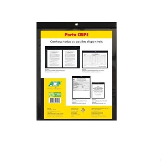 Porta Quadro Protetor Cnpj Vertical Preto A4 em Oferta na Shopee