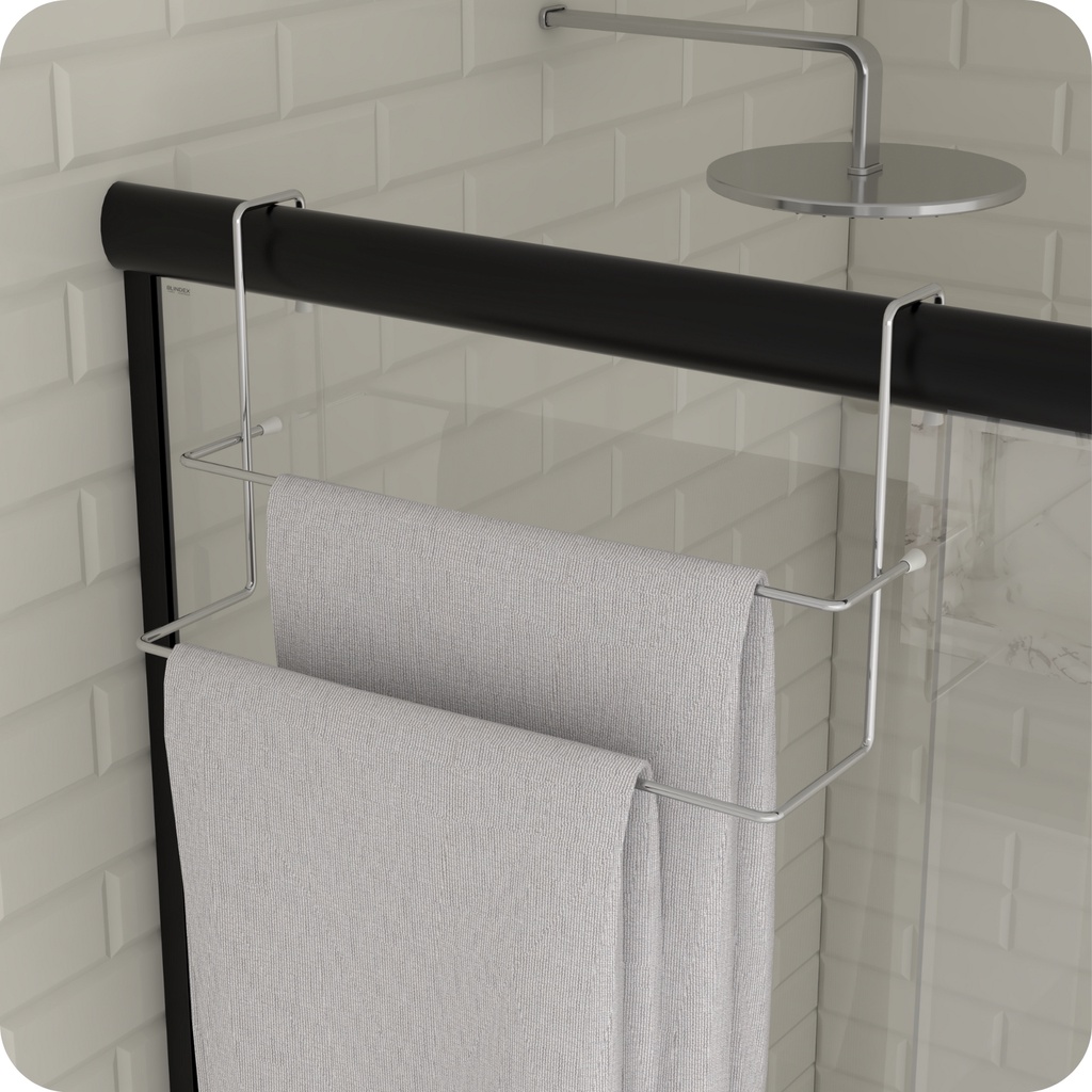 Porta Toalha Box Toalheiro Duplo Para Banheiro Cromado ARM em Oferta na Shopee