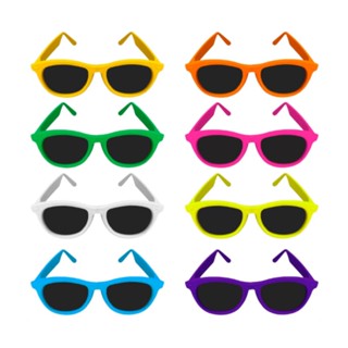 10 Óculos New Wave Colorido - Temático - Óculos para Festa!