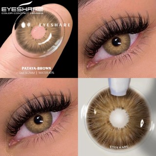 EYESHARE 2pcs Lentes De Contato Coloridas Para Os Olhos Castanhos Naturais