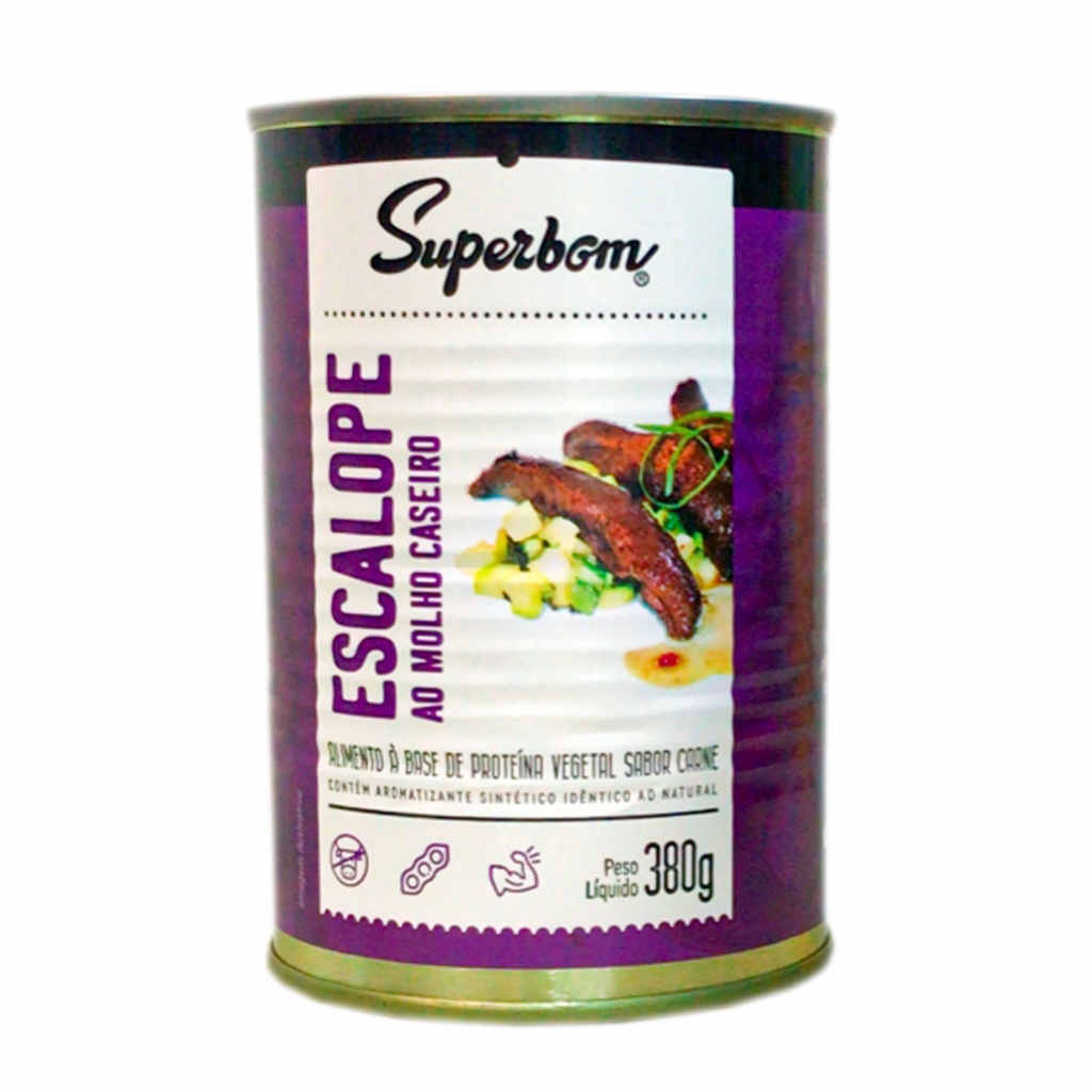 Escalope ao Molho Caseiro Vegan 380g - Super Bom