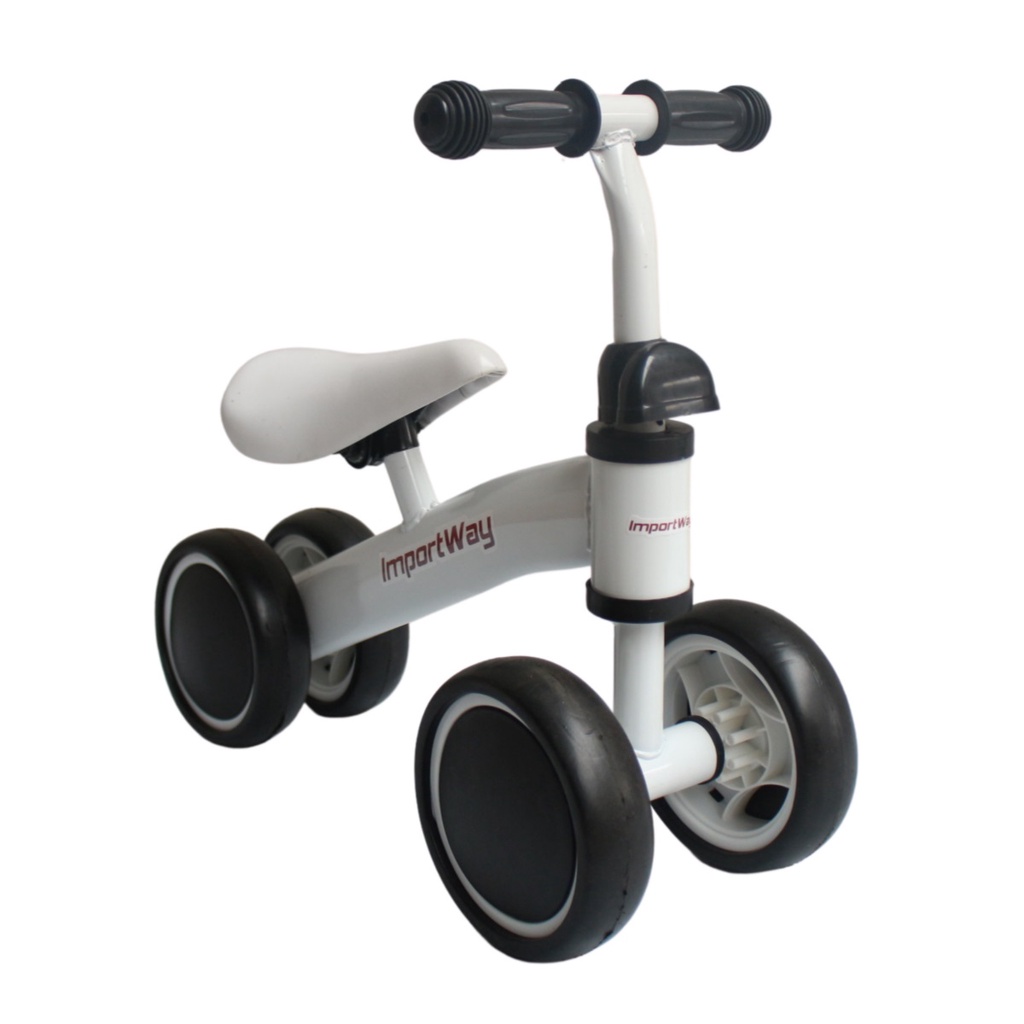 Bicicleta Infantil Sem Pedal Equilíbrio 4 Rodas - Cores C/ Inmetro Bike Balance