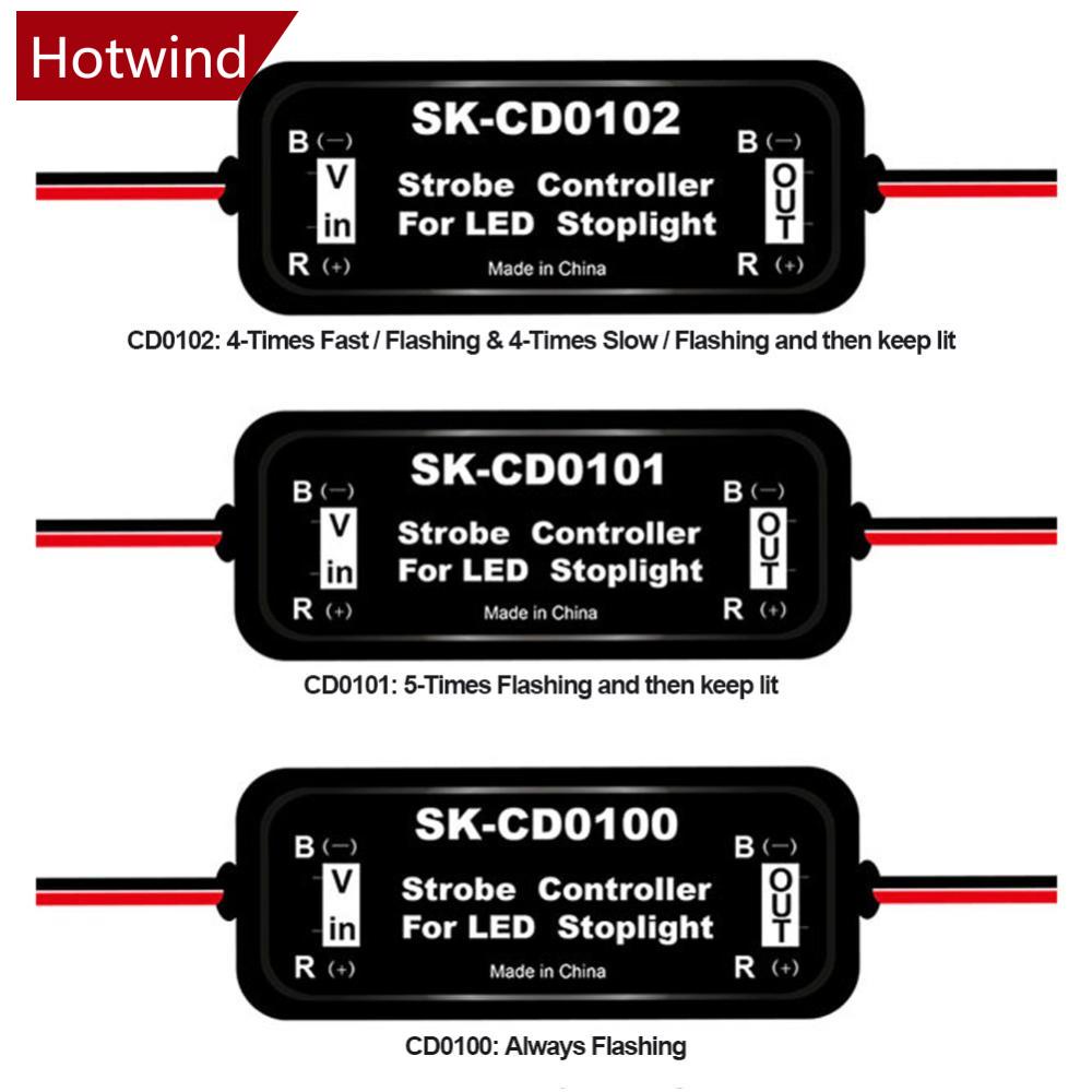 GS-100A Luzes De Freio Controlador De Luz Estroboscópica LED Caixa Controladora Traseira Com Função De