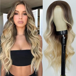 BR323 lace Wig peruca loiro cabelo humano cacheado natrual orgânica cacheada perucas femininas preta marrom Fibra ondulada Sintética hair