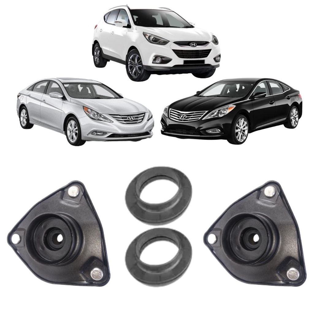 Kit 2 Coxim Batente Amortecedor Dianteiro Azera IX35 Sonata
