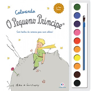Livro Aquarela O Pequeno Príncipe - Cores e amizade