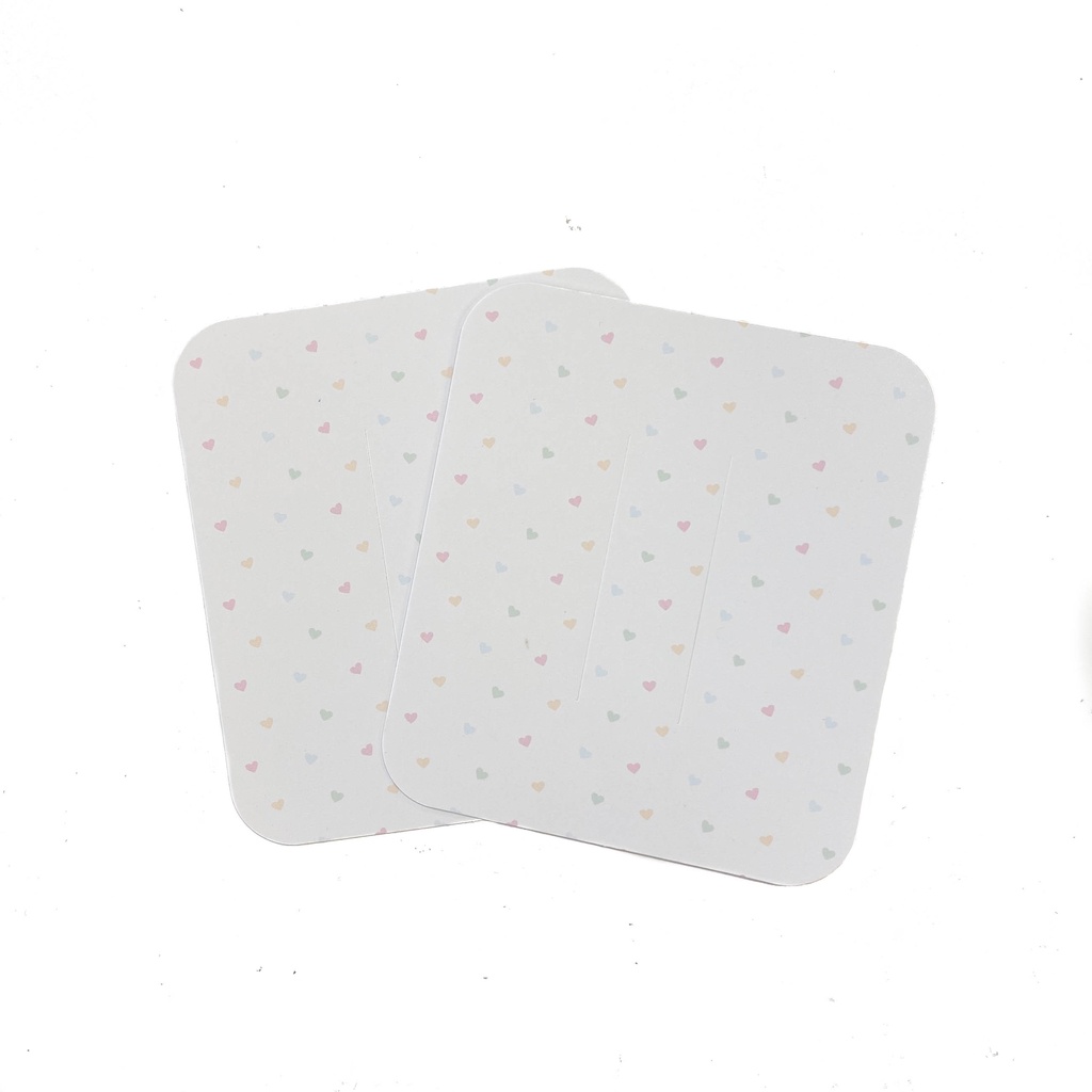 Cartela Personalizada 250g Corações Candy (9x10cm) - 20 unidades em Oferta na Shopee