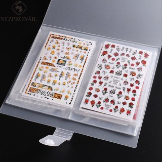 80 Ranhuras de Cartões Livro de Manicure Livro de Manicure Livro Vazio com Botões Decalques de Unhas Armazenamento Álbum de Fotos Manicure Livro de Manicure Estilo Simples Ferramenta de Armazenamento em Oferta na Shopee