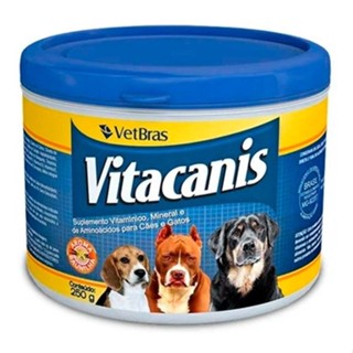 Vitacanis 250g - Suplemento Vitamínico Para Cães E Gatos