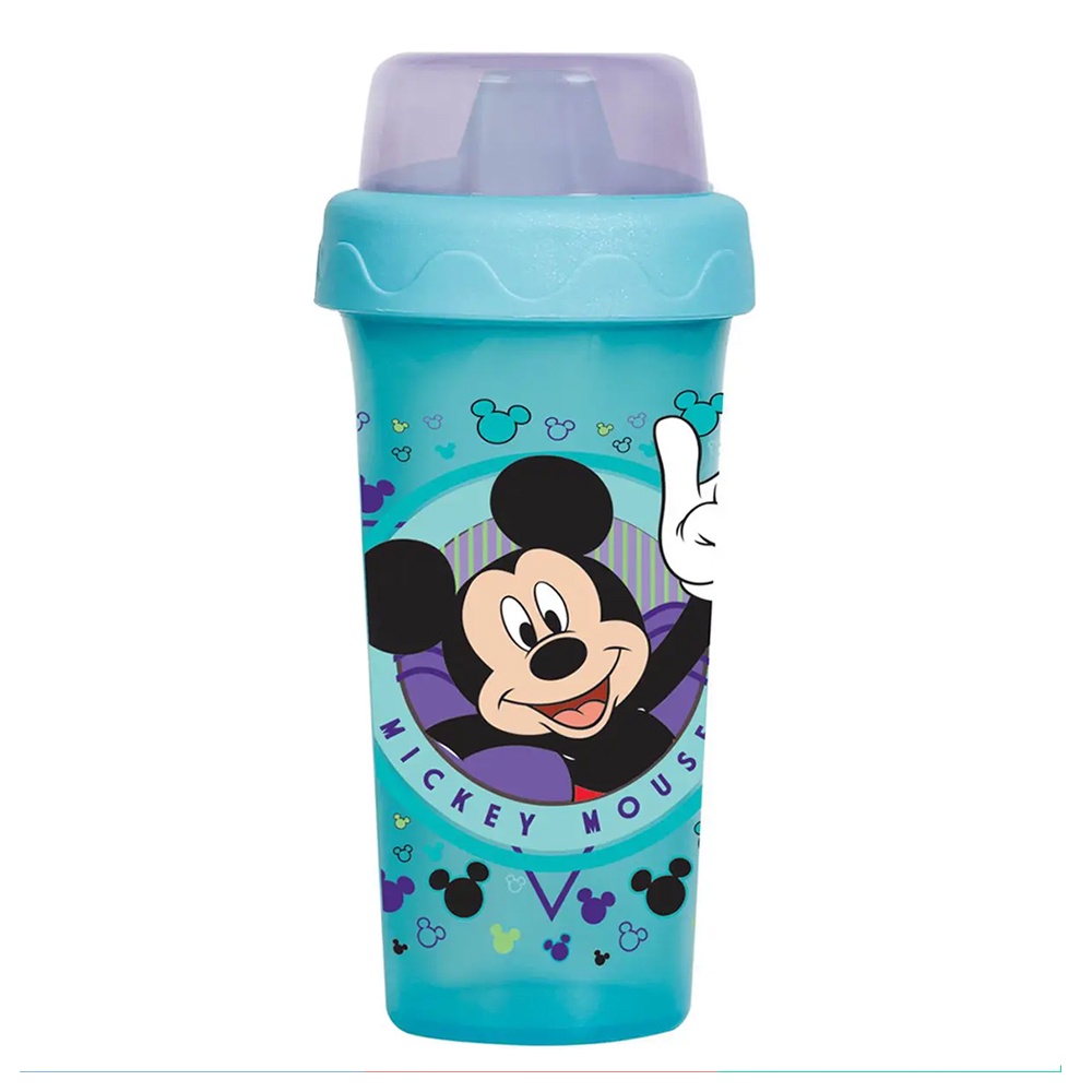 Copo Premium Válvula Redutora de Pingos Mickey 340ml +18 Meses - Babygo