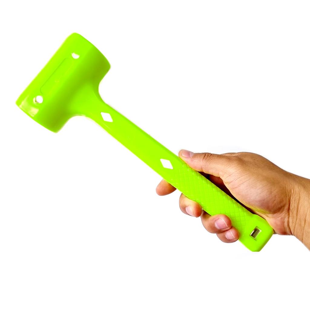 Marreta De Borracha Silicone Alma Em Fibra De Vidro 500g