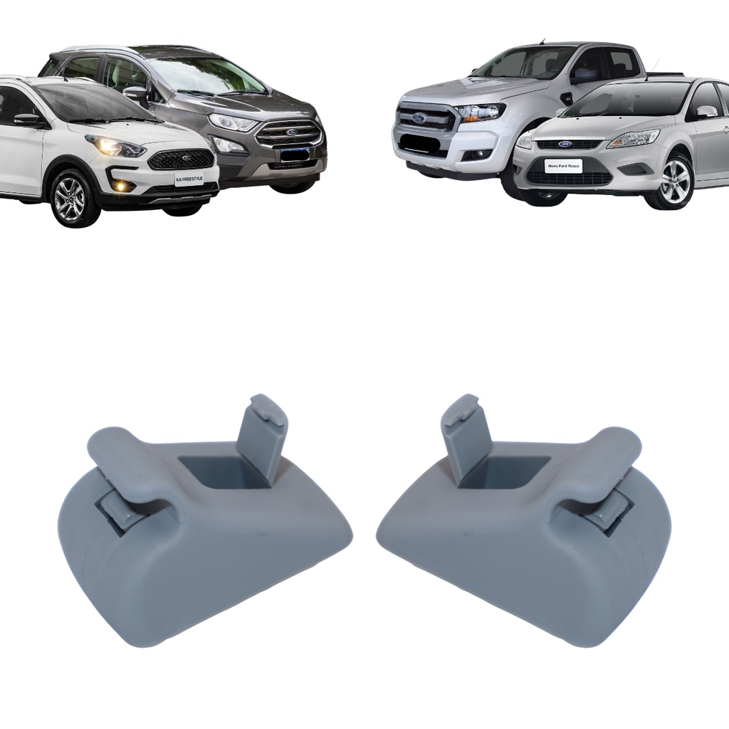 Par Suporte Para Quebra Sol New Fiesta Hatch Focus Sedan Ka Sedan