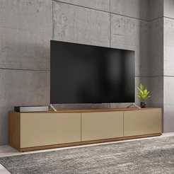 Rack Para Sala Tv Eros 180 Com 2 Portas e 1 Gaveta