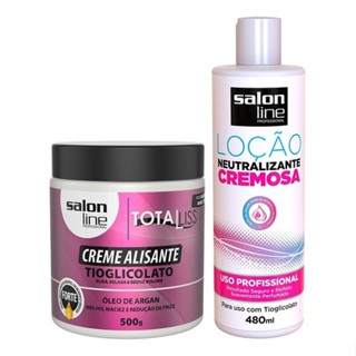 Kit Alisante Óleo Argan + Loção Neutralizante - Salon Line