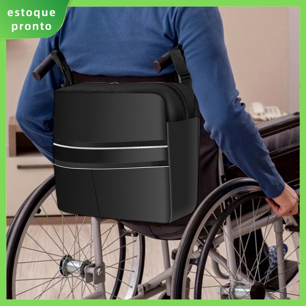 Bolsa Para Cadeira De Rodas De Grande Capacidade Com Tira Refletiva Segura De Armazenamento À Prova D'água SHOPSKC9949
