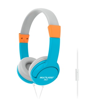 Headphone Multilaser Kids Happy Azul - PH377 em Oferta na Shopee