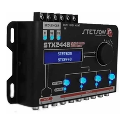 Processador de Audio Digital Stetsom STX2448 - 4 Vias - Crossover Dinâmico e Equalizador 15 Bandas