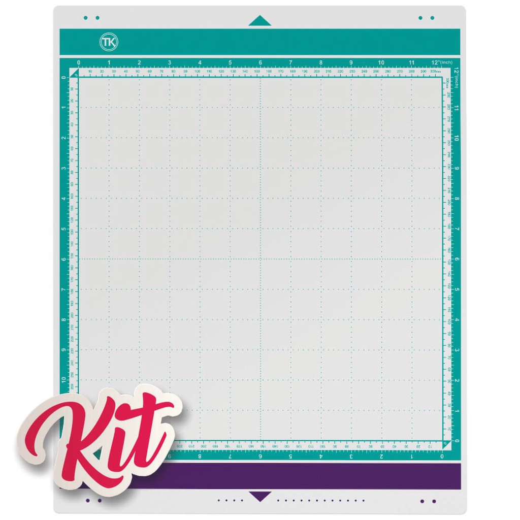 Kit com 10 Bases de Corte Tekstolder Compatível Com Brother ScanNCut 30x30 (com cola)