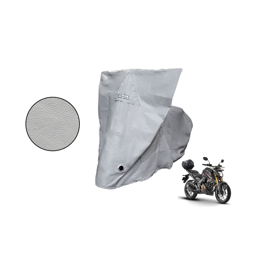 Capa Cobrir Moto Térmica Cinza Honda CB Twister 300F c/ Baú