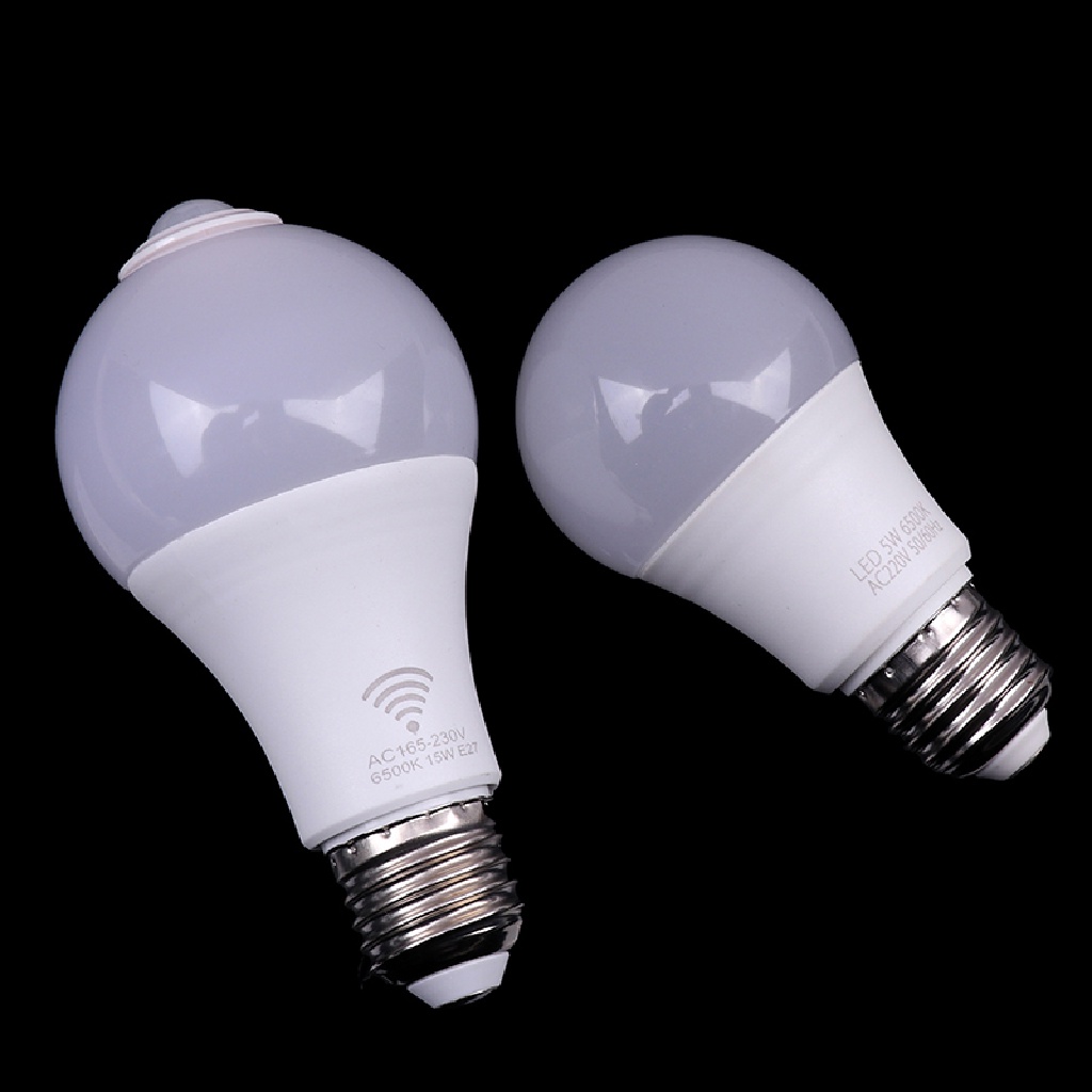 [alasuo] Lâmpada Sensor De Movimento E27 PIR 5W 9W LED De 15W Com [BR]