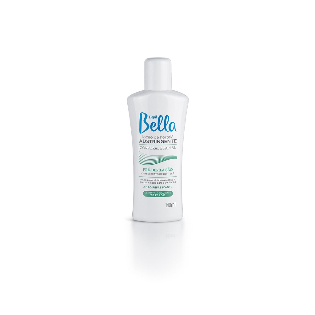 Loção de Hortelã Adstringente Pré Depilação 140ml - Depil Bella em Oferta na Shopee