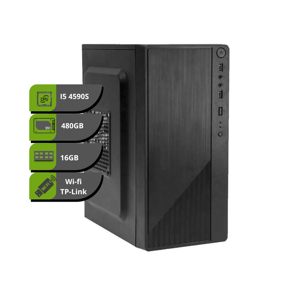 Pc Core I5 4ª Geração 16gb Ddr3 Ssd 480gb Windows 11 Wifi