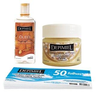 Kit Depilatório Completo Facial Buço Depimiel