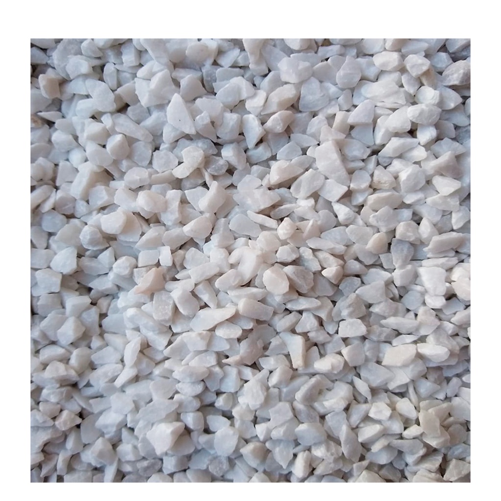 Pedra Pedrisco Branca P/ Vasos Jardins Cacto Suculenta 1 Kg