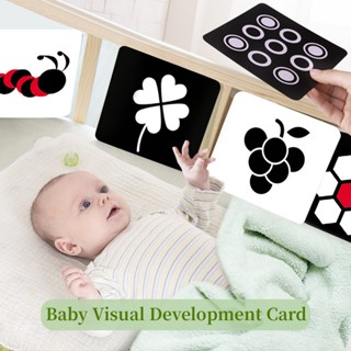Brinquedos Educação Precoce Em Preto E Branco Cartão De Desenvolvimento Visual Montessori Baby Flash De Alto Contraste