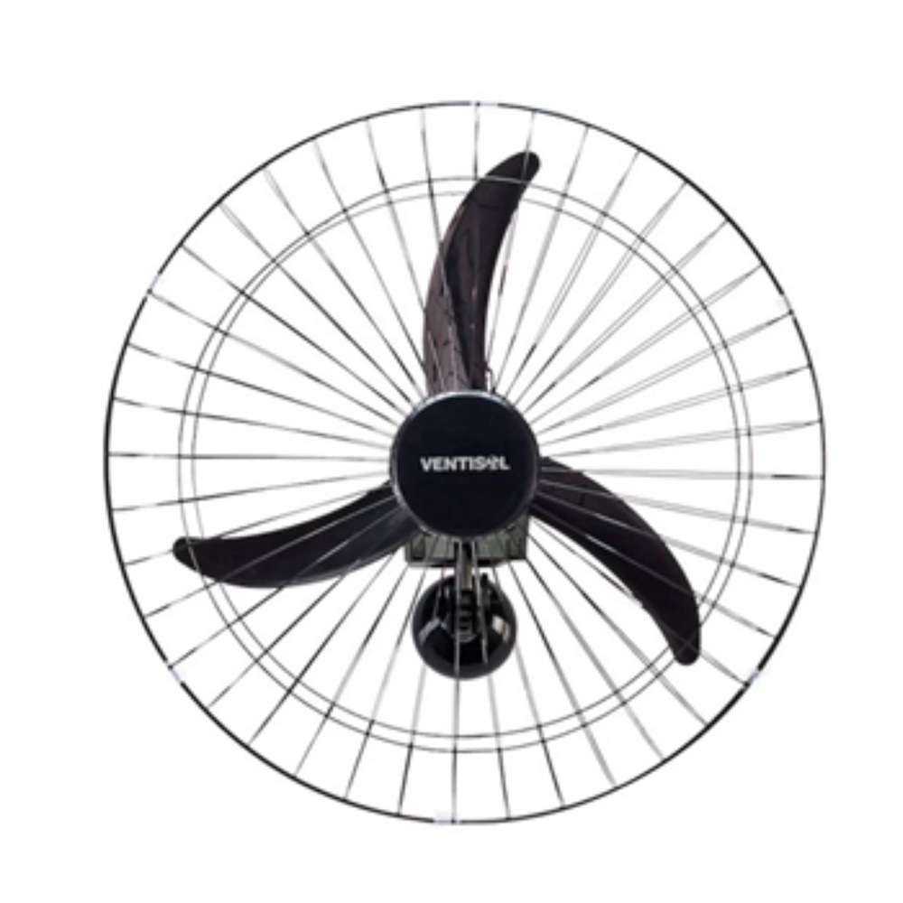 VENTILADOR DE PAREDE VENTISOL 60CM PRETO C/CHAVE HH PREMIUM