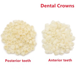【 Em Estoque 】 Coroas Temporárias Dentárias Branqueamento Oral Anterior Resina Molar Coroa Dentes De Porcelana