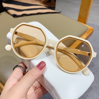 Óculos De Sol Com Todos Os Estilos De Moda Moldura Redonda Personalizada Tendência Candy Color Big Frame glasses
