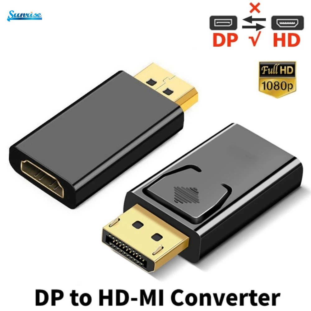 Adaptador DP Para HDMI 4K 1080P Display Port Macho-Compatível Fêmea Conversor PC Projetor De Laptop