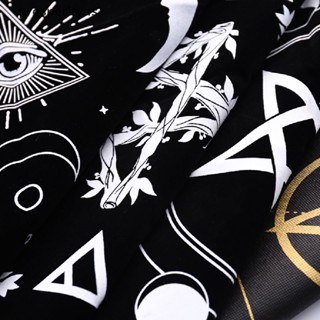 [prosperityus] Tarôs Toalha De Mesa Tripla Moon Pentagramas Pagan Altar Pano De Flanela [BR]