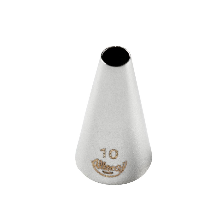 Bicos Para Confeitar - Perlê - Aço Inox - Nº10  - 1 unidade - Cromus Allonsy - Rizzo