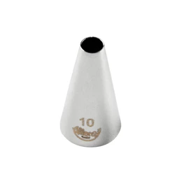 Bicos Para Confeitar - Perlê - Aço Inox - Nº10 - 1 unidade - Cromus Allonsy - Rizzo