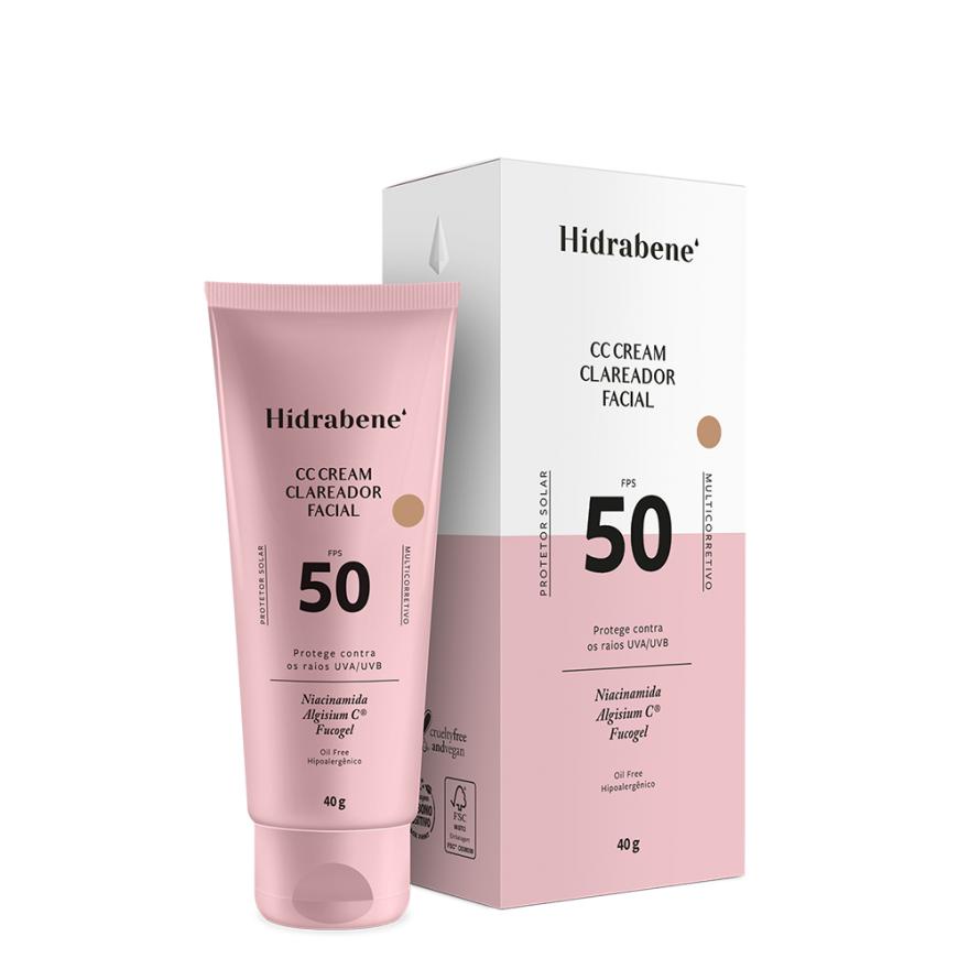 Hidrabene CC Cream Facial FPS 50 Vegano 40g