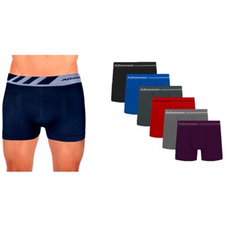 8 Unidades Cuecas Boxer Altomax Lisa Microfibra