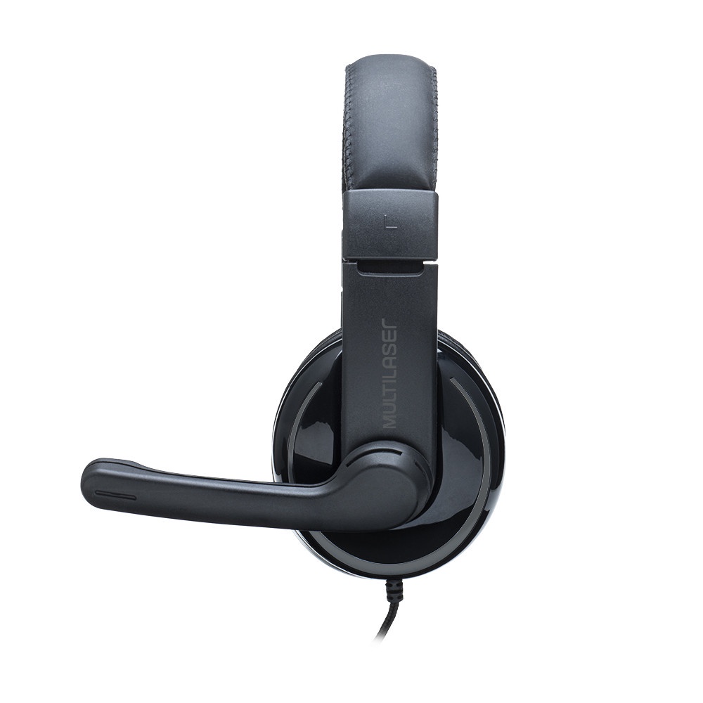 Headset Pro P2 Preto Mic Com Noise Reduction e Adaptador P3 - Audio