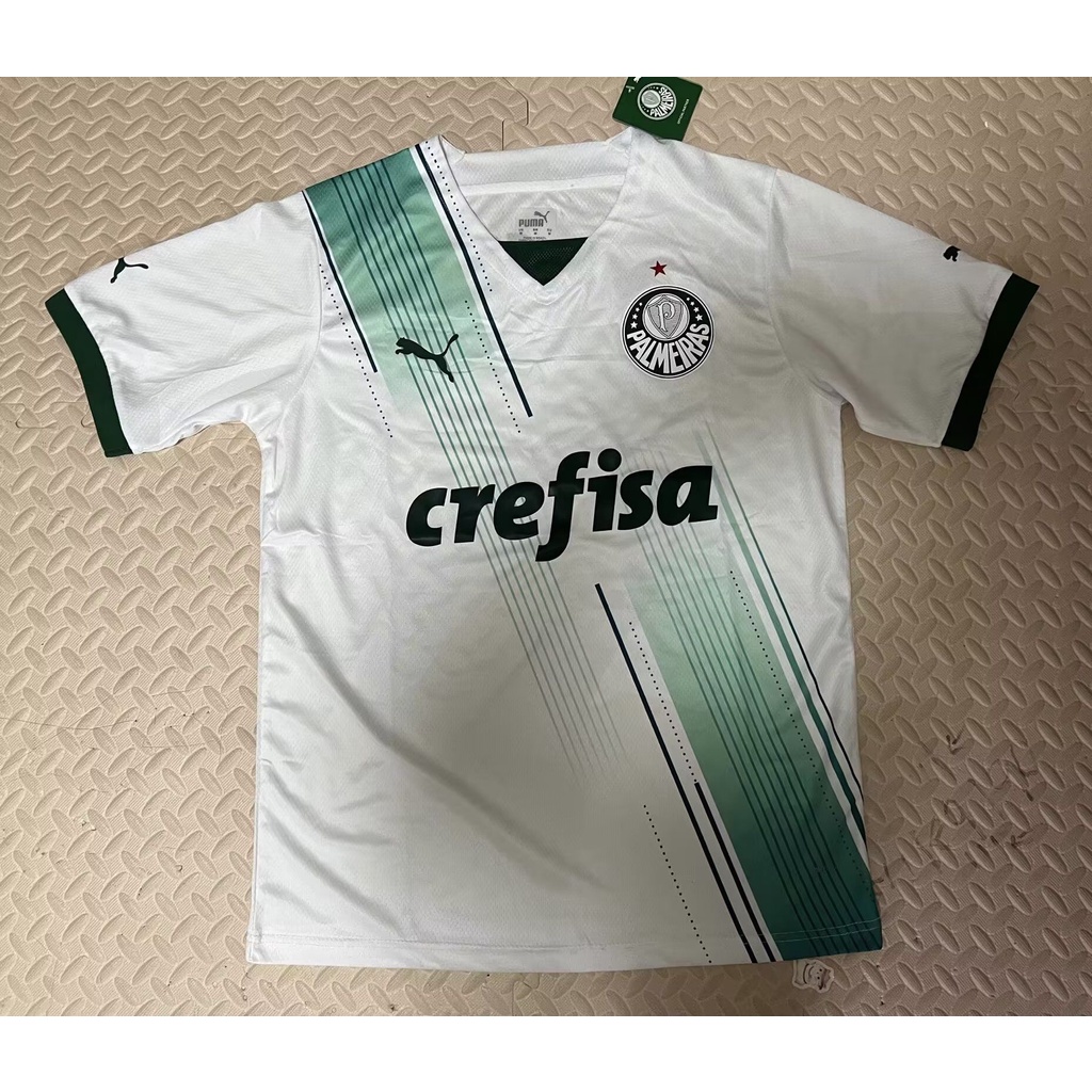 Camisa Palmeiras Casa Verde Branca 22/23 De Futebol Personalizada Masculina  Premium - Corre Que Ta Baratinho