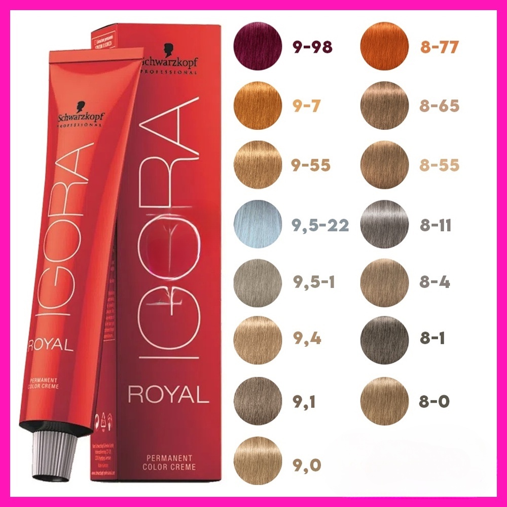 IGORA Royal Profissional de cabelo Tinta Tintura Para Cabelos Creme tinta  igora 6.77/7.77/8.77/9.7 pomada colorida para - Escorrega o Preço